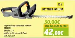 Orizzonte Tagliasiepe cordless Kombo offerta