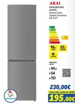 Orizzonte AKAI FRIGORIFERO 461831 offerta