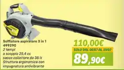 Orizzonte Soffiatore aspiratore 3 in 1 offerta