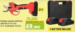 Orizzonte Forbice cesoia elettrica offerta