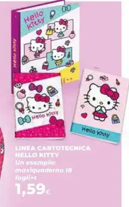 Extracoop Linea cartotecnica hello kitty offerta