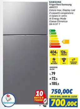 Orizzonte Frigorifero Samsung offerta