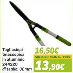 Orizzonte Tagliasiepi telescopica in alluminio offerta