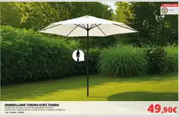 Brico Io OMBRELLONE TORINO ECRÙ TONDO offerta