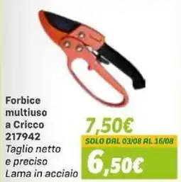 Orizzonte Forbice multiuso a Cricco offerta