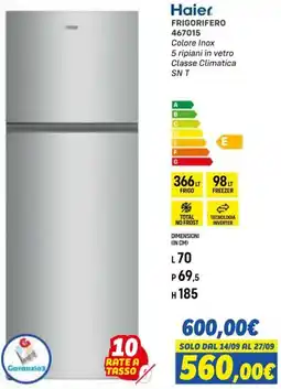 Orizzonte Frigorifero Haier offerta