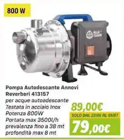 Orizzonte Pompa Autodescante Annovi Reverberi 413157 offerta