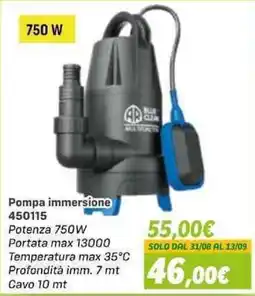 Orizzonte Pompa immersione 450115 offerta