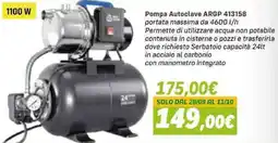 Orizzonte Pompa Autoclave ARGP 413158 offerta