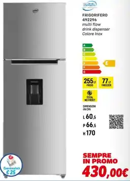 Orizzonte FRIGORIFERO 492296 multi flow drink dispenser Colore Inox offerta