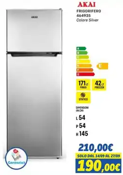 Orizzonte AKAI FRIGORIFERO offerta
