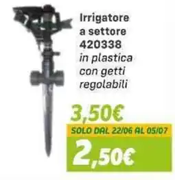 Orizzonte Irrigatore a settore 420338 offerta