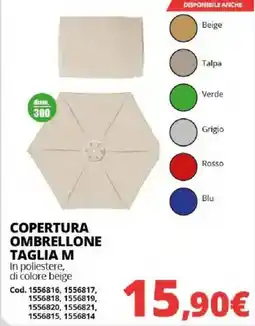 Brico Io COPERTURA OMBRELLONE offerta