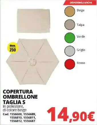 COPERTURA OMBRELLONE