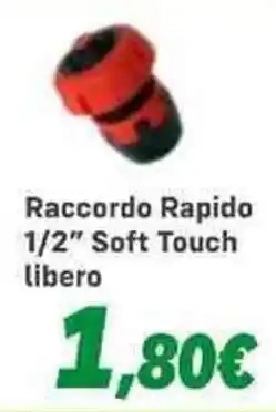 Orizzonte Raccordo Rapido 1/2" Soft Touch libero offerta