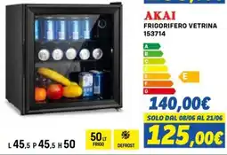 Orizzonte AKAI FRIGORIFERO VETRINA offerta