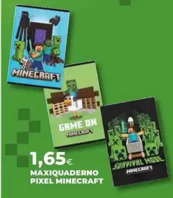 MAXIQUADERNO PIXEL MINECRAFT