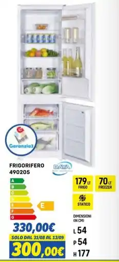 Orizzonte FRIGORIFERO 490205 DAYA offerta