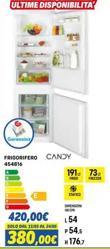 Orizzonte FRIGORIFERO CANDY offerta