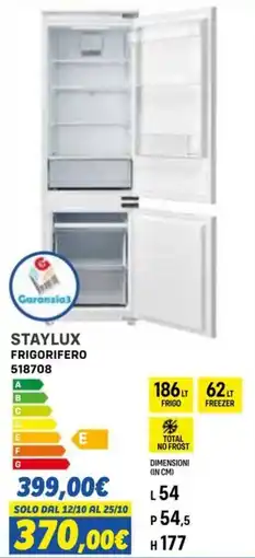 Orizzonte STAYLUX FRIGORIFERO offerta