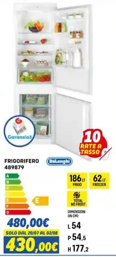 Orizzonte FRIGORIFERO DeLonghi offerta