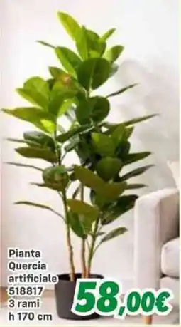 Orizzonte Pianta Quercia artificiale offerta