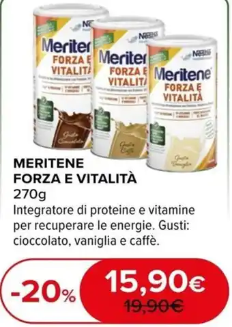 Dr.Max Meritene Forza e Vitalità offerta