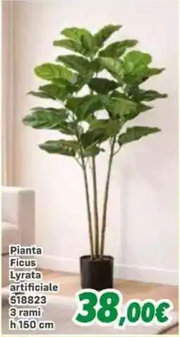 Orizzonte Pianta Ficus Lyrata artificiale offerta