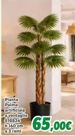 Orizzonte Pianta Palma artificiale a ventaglio offerta