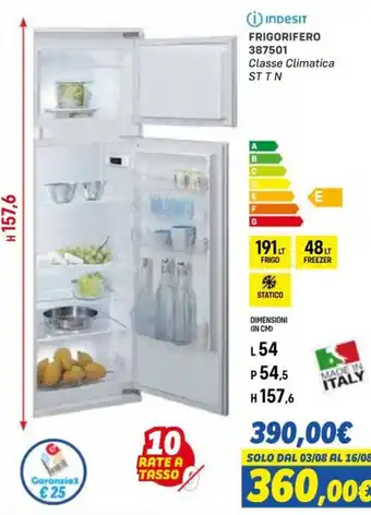 FRIGORIFERO INDESIT