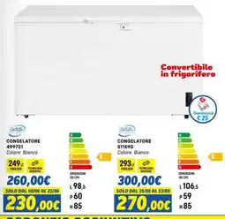 Orizzonte Daya congelatore offerta