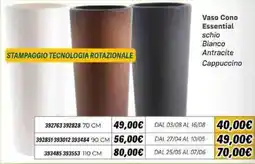Orizzonte Vaso Cono Essential offerta