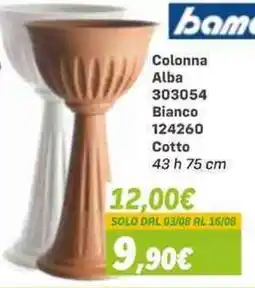 Orizzonte Bama colonna alba offerta