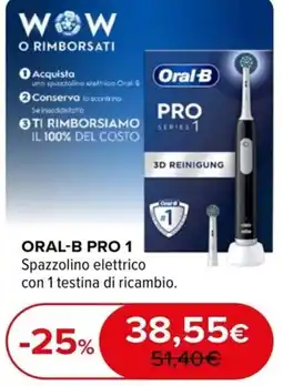 Dr.Max ORAL-B PRO 1 Spazzolino elettrico offerta