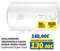Orizzonte Scaldabagno orizzontale 516120 acqua verso teano offerta