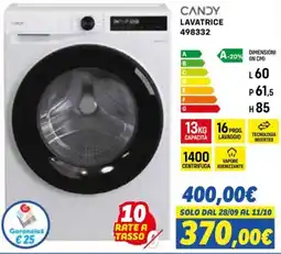 Orizzonte CANDY LAVATRICE offerta