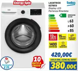 Orizzonte LAVATRICE beko offerta