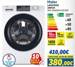 Orizzonte Haier lavatrice 288124 offerta