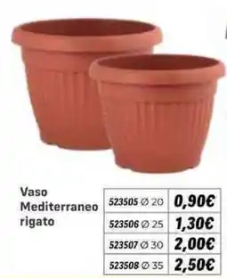 Orizzonte Vaso Mediterraneo rigato offerta