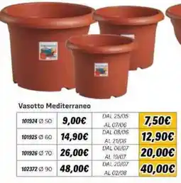 Orizzonte Vasotto Mediterraneo offerta
