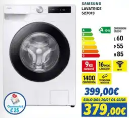 Orizzonte SAMSUNG LAVATRICE 527013 offerta
