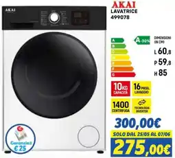 Orizzonte AKAI LAVATRICE offerta