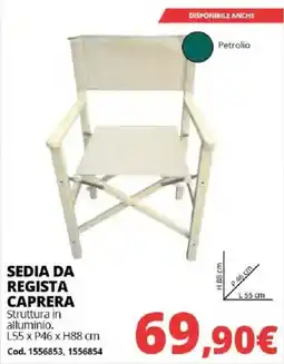 Brico Io Sedia da regista Caprera offerta