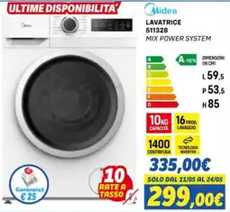 Orizzonte Lavatrice Midea offerta
