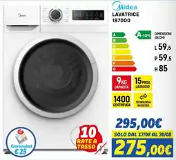 Orizzonte LAVATRICE Midea 187000 offerta