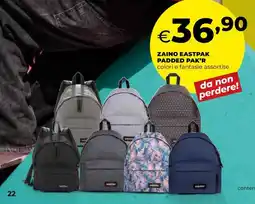 Extracoop ZAINO EASTPAK PADDLED PAK'R offerta