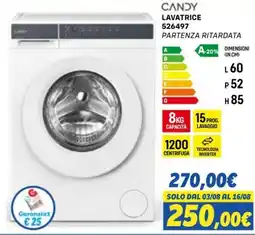 Orizzonte LAVATRICE CANDY offerta