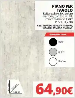 Brico Io PIANO PER TAVOLO offerta