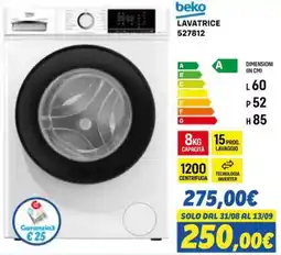 Orizzonte Lavatrice Beko offerta