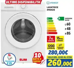 Orizzonte Lavatrice Indesit offerta